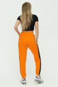 Купить Штаны джоггеры женские оранжевого цвета 1309O, фото 6