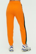Купить Штаны джоггеры женские оранжевого цвета 1309O, фото 10