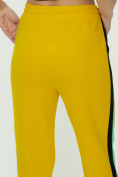 Купить Штаны джоггеры женские желтого цвета 1309J, фото 16
