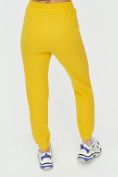 Купить Штаны джоггеры женские желтого цвета 1312J, фото 16