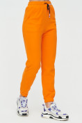 Купить Штаны джоггеры женские оранжевого цвета 1312O, фото 8
