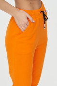 Купить Штаны джоггеры женские оранжевого цвета 1312O, фото 15