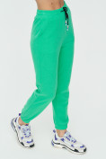 Купить Штаны джоггеры женские зеленого цвета 1312Z, фото 6