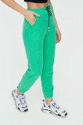 Купить Штаны джоггеры женские зеленого цвета 1312Z, фото 15