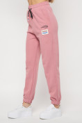 Купить Штаны джоггеры женские розового цвета 1312R, фото 3