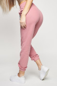 Купить Штаны джоггеры женские розового цвета 1312R, фото 7