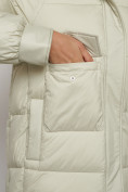 Купить Куртка зимняя женская модная с мехом светло-зеленого цвета 13301ZS, фото 13