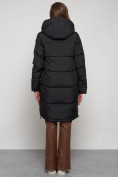 Купить Пальто утепленное с капюшоном зимнее женское черного цвета 133208Ch, фото 4