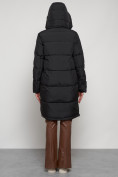 Купить Пальто утепленное с капюшоном зимнее женское черного цвета 133208Ch, фото 8