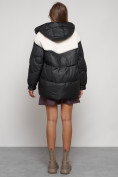 Купить Куртка зимняя женская модная из овчины черного цвета 13335Ch, фото 23