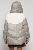 Купить Куртка зимняя женская модная из овчины светло-коричневого цвета 13335SK, фото 25