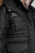 Купить Куртка зимняя женская модная с капюшоном черного цвета 13338Ch, фото 13