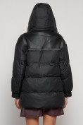 Купить Куртка зимняя женская модная с капюшоном черного цвета 13338Ch, фото 8