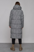 Купить Пальто утепленное двухстороннее женское черного цвета 13343Ch, фото 15
