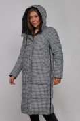 Купить Пальто утепленное двухстороннее женское черного цвета 13343Ch, фото 17