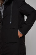 Купить Пальто утепленное двухстороннее женское черного цвета 13343Ch, фото 8