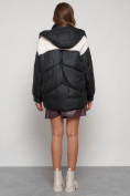 Купить Куртка зимняя женская модная из овчины черного цвета 13350Ch, фото 4