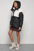 Купить Куртка зимняя женская модная из овчины черного цвета 13350Ch, фото 6