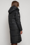Купить Пальто утепленное с капюшоном зимнее женское черного цвета 13816Ch, фото 9