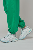 Купить Джоггеры спортивные трикотажные женские зеленого цвета 1404Z, фото 17