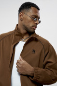 Купить Спортивный костюм мужской оригинал коричневого цвета 15005K, фото 14