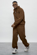 Купить Спортивный костюм мужской оригинал коричневого цвета 15005K, фото 21