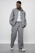 Купить Спортивный костюм мужской оригинал серого цвета 15005Sr, фото 27