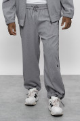 Купить Спортивный костюм мужской оригинал серого цвета 15005Sr, фото 8