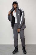 Купить Спортивный костюм мужской модный серого цвета 15006Sr, фото 16