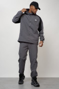 Купить Спортивный костюм мужской модный серого цвета 15006Sr, фото 9