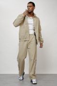 Купить Спортивный костюм мужской модный бежевого цвета 15007B, фото 12