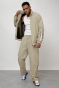Купить Спортивный костюм мужской модный бежевого цвета 15007B, фото 13