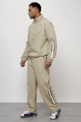Купить Спортивный костюм мужской модный бежевого цвета 15007B, фото 2