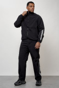 Купить Спортивный костюм мужской модный черного цвета 15007Ch, фото 10