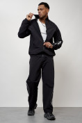 Купить Спортивный костюм мужской модный черного цвета 15007Ch, фото 11
