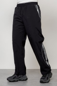 Купить Спортивный костюм мужской модный черного цвета 15007Ch, фото 6