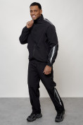 Купить Спортивный костюм мужской модный черного цвета 15007Ch, фото 9