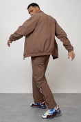 Купить Спортивный костюм мужской модный коричневого цвета 15007K, фото 16