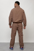 Купить Спортивный костюм мужской модный коричневого цвета 15007K, фото 4