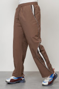 Купить Спортивный костюм мужской модный коричневого цвета 15007K, фото 6