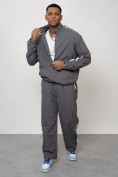Купить Спортивный костюм мужской модный серого цвета 15007Sr, фото 12