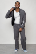 Купить Спортивный костюм мужской модный серого цвета 15007Sr, фото 14