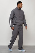 Купить Спортивный костюм мужской модный серого цвета 15007Sr, фото 3
