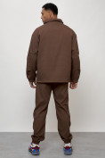 Купить Спортивный костюм мужской модный коричневого цвета 15010K, фото 4
