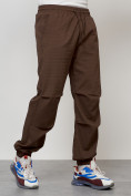 Купить Спортивный костюм мужской модный коричневого цвета 15010K, фото 7