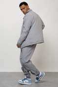 Купить Спортивный костюм мужской модный серого цвета 15010Sr, фото 16