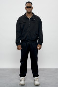 Купить Спортивный костюм мужской оригинал черного цвета 15011Ch, фото 15