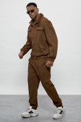Купить Спортивный костюм мужской оригинал коричневого цвета 15011K, фото 18