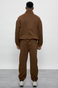 Купить Спортивный костюм мужской оригинал коричневого цвета 15011K, фото 4