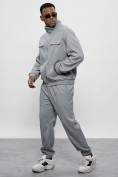 Купить Спортивный костюм мужской оригинал серого цвета 15011Sr, фото 15